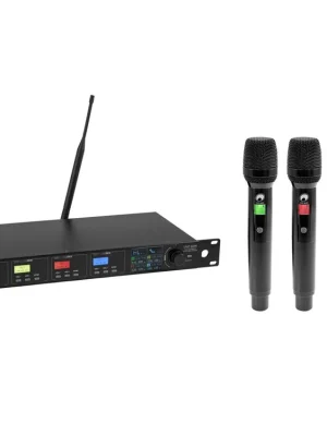 Omnitronic UHF-604 4-Kanal Funkmikrofon-System 520-554 MHz - Topseller
